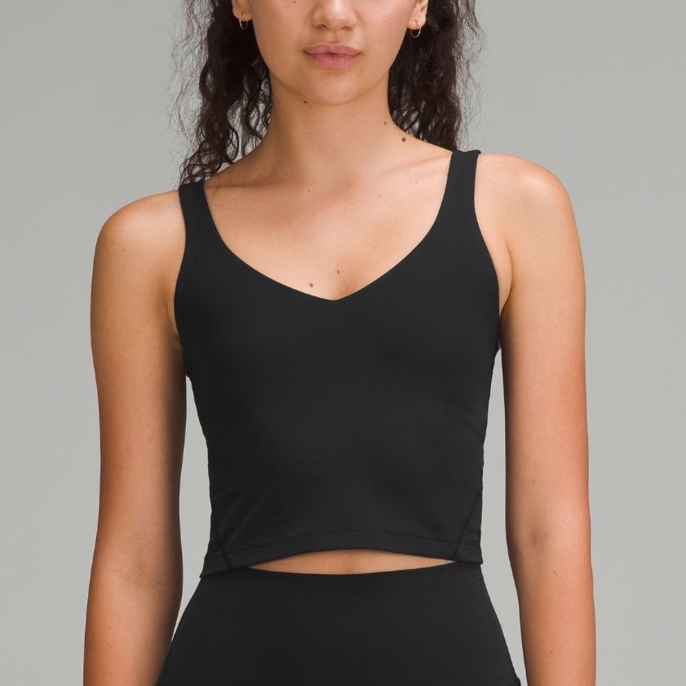Lululemon Athletica Black Align Tank Top Light Support